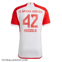 Bayern Munich Jamal Musiala #42 Replika Hjemmedrakt 2023-24 Kortermet