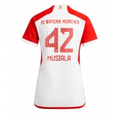 Bayern Munich Jamal Musiala #42 Replika Hjemmedrakt Dame 2023-24 Kortermet