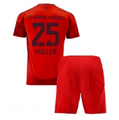 Bayern Munich Thomas Muller #25 Replika Hjemmedrakt Barn 2024-25 Kortermet (+ bukser)