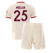 Bayern Munich Thomas Muller #25 Replika Tredjedrakt Barn 2024-25 Kortermet (+ bukser)