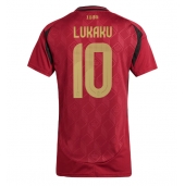 Belgia Romelu Lukaku #10 Replika Hjemmedrakt Dame EM 2024 Kortermet