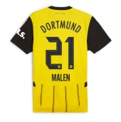 Borussia Dortmund Donyell Malen #21 Replika Hjemmedrakt 2024-25 Kortermet