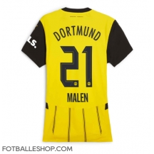 Borussia Dortmund Donyell Malen #21 Replika Hjemmedrakt Dame 2024-25 Kortermet