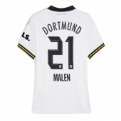 Borussia Dortmund Donyell Malen #21 Replika Tredjedrakt Dame 2024-25 Kortermet