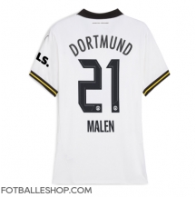 Borussia Dortmund Donyell Malen #21 Replika Tredjedrakt Dame 2024-25 Kortermet