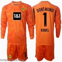 Borussia Dortmund Gregor Kobel #1 Keeper Replika Tredjedrakt Barn 2024-25 Langermet (+ bukser)