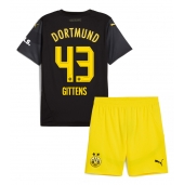 Borussia Dortmund Jamie Bynoe-Gittens #43 Replika Bortedrakt Barn 2024-25 Kortermet (+ bukser)