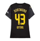 Borussia Dortmund Jamie Bynoe-Gittens #43 Replika Bortedrakt Dame 2024-25 Kortermet