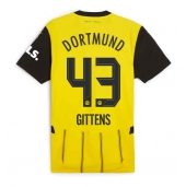 Borussia Dortmund Jamie Bynoe-Gittens #43 Replika Hjemmedrakt 2024-25 Kortermet