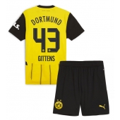 Borussia Dortmund Jamie Bynoe-Gittens #43 Replika Hjemmedrakt Barn 2024-25 Kortermet (+ bukser)