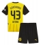 Borussia Dortmund Jamie Bynoe-Gittens #43 Replika Hjemmedrakt Barn 2024-25 Kortermet (+ bukser)