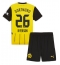 Borussia Dortmund Julian Ryerson #26 Replika Hjemmedrakt Barn 2024-25 Kortermet (+ bukser)