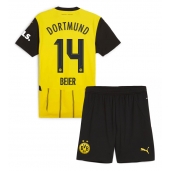 Borussia Dortmund Maximilian Beier #14 Replika Hjemmedrakt Barn 2024-25 Kortermet (+ bukser)