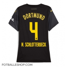 Borussia Dortmund Nico Schlotterbeck #4 Replika Bortedrakt Dame 2024-25 Kortermet