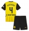 Borussia Dortmund Nico Schlotterbeck #4 Replika Hjemmedrakt Barn 2024-25 Kortermet (+ bukser)