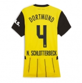 Borussia Dortmund Nico Schlotterbeck #4 Replika Hjemmedrakt Dame 2024-25 Kortermet