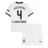 Borussia Dortmund Nico Schlotterbeck #4 Replika Tredjedrakt Barn 2024-25 Kortermet (+ bukser)