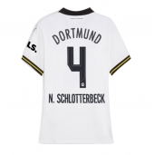 Borussia Dortmund Nico Schlotterbeck #4 Replika Tredjedrakt Dame 2024-25 Kortermet