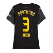 Borussia Dortmund Waldemar Anton #3 Replika Bortedrakt Dame 2024-25 Kortermet