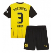 Borussia Dortmund Waldemar Anton #3 Replika Hjemmedrakt Barn 2024-25 Kortermet (+ bukser)