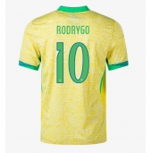 Brasil Rodrygo Goes #10 Replika Hjemmedrakt Copa America 2024 Kortermet