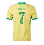 Brasil Vinicius Junior #7 Replika Hjemmedrakt Copa America 2024 Kortermet