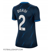 Chelsea Axel Disasi #2 Replika Bortedrakt Dame 2023-24 Kortermet