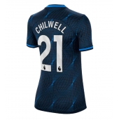 Chelsea Ben Chilwell #21 Replika Bortedrakt Dame 2023-24 Kortermet