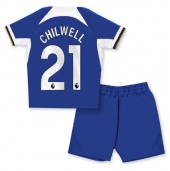 Chelsea Ben Chilwell #21 Replika Hjemmedrakt Barn 2023-24 Kortermet (+ bukser)