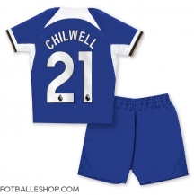 Chelsea Ben Chilwell #21 Replika Hjemmedrakt Barn 2023-24 Kortermet (+ bukser)