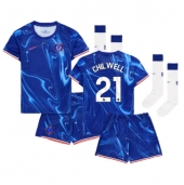 Chelsea Ben Chilwell #21 Replika Hjemmedrakt Barn 2024-25 Kortermet (+ bukser)