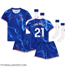 Chelsea Ben Chilwell #21 Replika Hjemmedrakt Barn 2024-25 Kortermet (+ bukser)