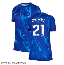 Chelsea Ben Chilwell #21 Replika Hjemmedrakt Dame 2024-25 Kortermet