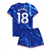 Chelsea Christopher Nkunku #18 Replika Hjemmedrakt Barn 2024-25 Kortermet (+ bukser)