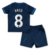 Chelsea Enzo Fernandez #8 Replika Bortedrakt Barn 2023-24 Kortermet (+ bukser)