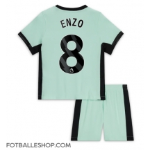 Chelsea Enzo Fernandez #8 Replika Tredjedrakt Barn 2023-24 Kortermet (+ bukser)