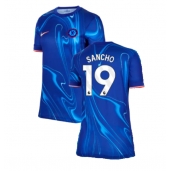 Chelsea Jadon Sancho #19 Replika Hjemmedrakt Dame 2024-25 Kortermet