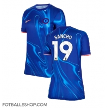 Chelsea Jadon Sancho #19 Replika Hjemmedrakt Dame 2024-25 Kortermet