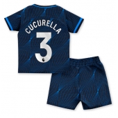 Chelsea Marc Cucurella #3 Replika Bortedrakt Barn 2023-24 Kortermet (+ bukser)