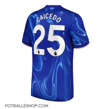 Chelsea Moises Caicedo #25 Replika Hjemmedrakt 2024-25 Kortermet