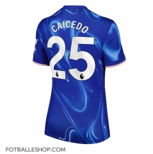 Chelsea Moises Caicedo #25 Replika Hjemmedrakt Dame 2024-25 Kortermet