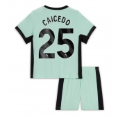 Chelsea Moises Caicedo #25 Replika Tredjedrakt Barn 2023-24 Kortermet (+ bukser)