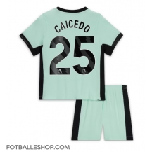 Chelsea Moises Caicedo #25 Replika Tredjedrakt Barn 2023-24 Kortermet (+ bukser)