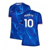 Chelsea Mykhailo Mudryk #10 Replika Hjemmedrakt Dame 2024-25 Kortermet