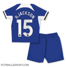 Chelsea Nicolas Jackson #15 Replika Hjemmedrakt Barn 2023-24 Kortermet (+ bukser)