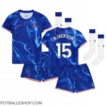 Chelsea Nicolas Jackson #15 Replika Hjemmedrakt Barn 2024-25 Kortermet (+ bukser)