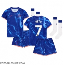 Chelsea Pedro Neto #7 Replika Hjemmedrakt Barn 2024-25 Kortermet (+ bukser)