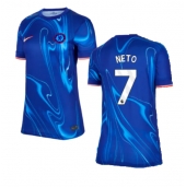 Chelsea Pedro Neto #7 Replika Hjemmedrakt Dame 2024-25 Kortermet