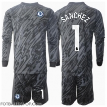 Chelsea Robert Sanchez #1 Keeper Replika Bortedrakt Barn 2024-25 Langermet (+ bukser)