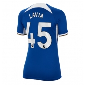 Chelsea Romeo Lavia #45 Replika Hjemmedrakt Dame 2023-24 Kortermet